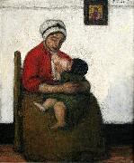 Jakob Smits Great Red Maternity oil painting artist